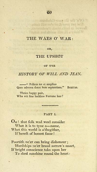 (78) Page 60 - Waes o' war; or, The upshot of the history of Will and Jean