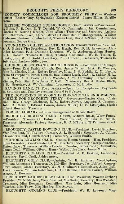 725 Towns Dundee 1809 1912 Dundee directory 1896 1897