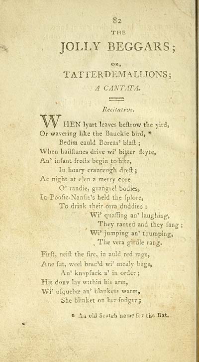 (86) Page 82 - Jolly beggars, or, Tatterdemallions; a cantata
