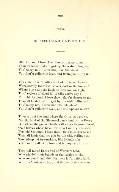 (230) Page 212 - Old Scotland I love thee