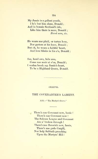 (372) Page 354 - Covenanter's lament