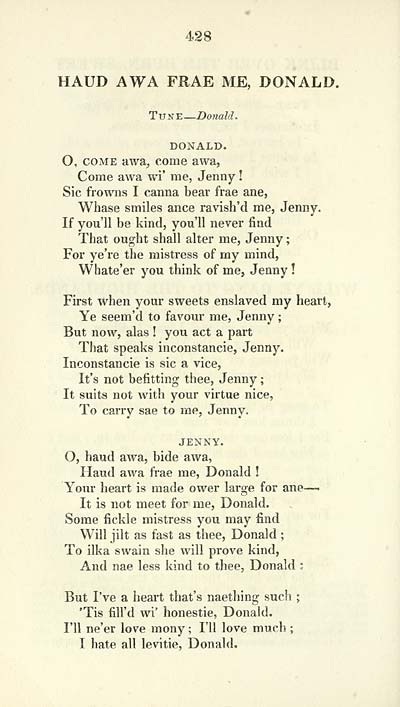 (128) Page 428 - Haud awa frae me, Donald