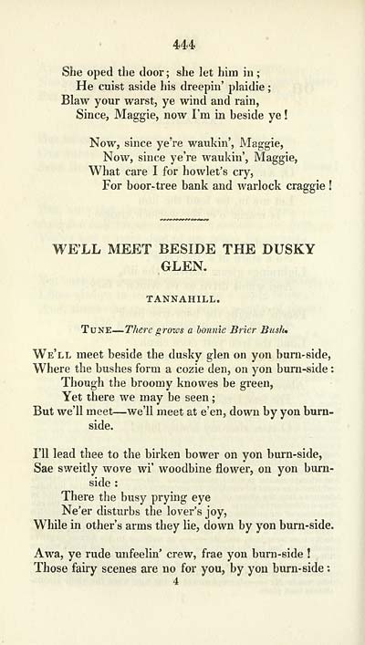 (144) Page 444 - We'll meet beside the dusky Glen