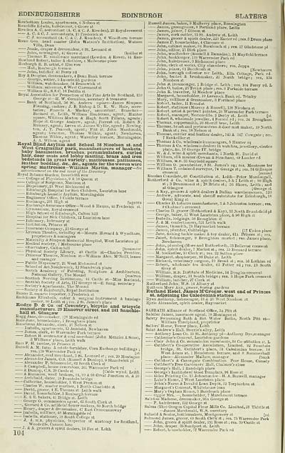 148 Scotland 1882 1915 Slater S Royal National Commercial Directory Of Scotland 1886 Slater S Late Pigot And Co S Royal National Commercial Directory And Topography Of Scotland Scottish Directories National Library Of Scotland