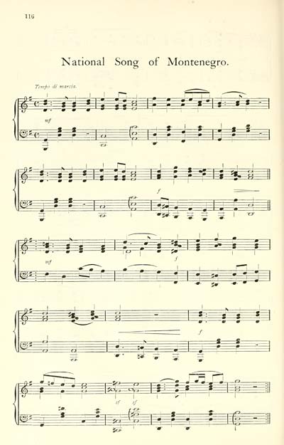 (130) Page 116 - National song of Montenegro