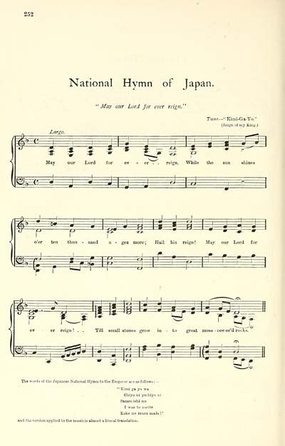(266) Page 252 - National hymn of Japan