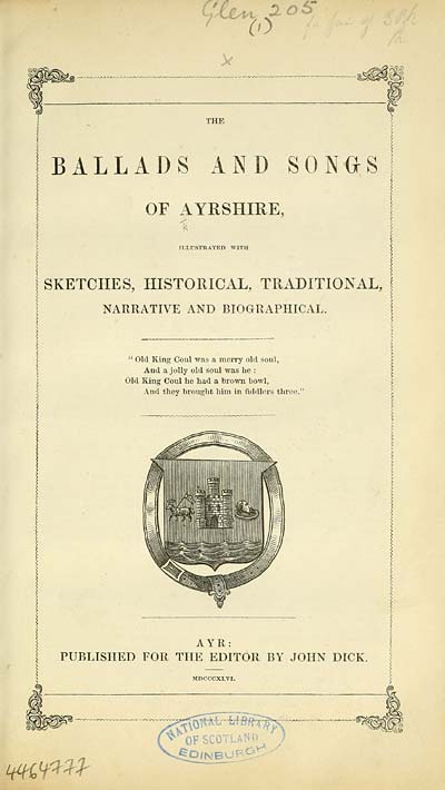 (1) Title page - 