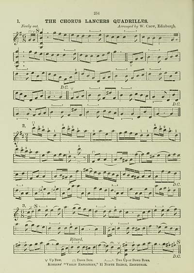 (70) Page 254 - Chorus lancers quadrilles