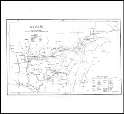 (10) Foldout open - Assam 1891