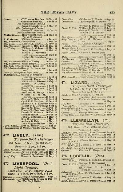 669 Navy Lists Monthly 1919 February British Military Lists National Library Of Scotland