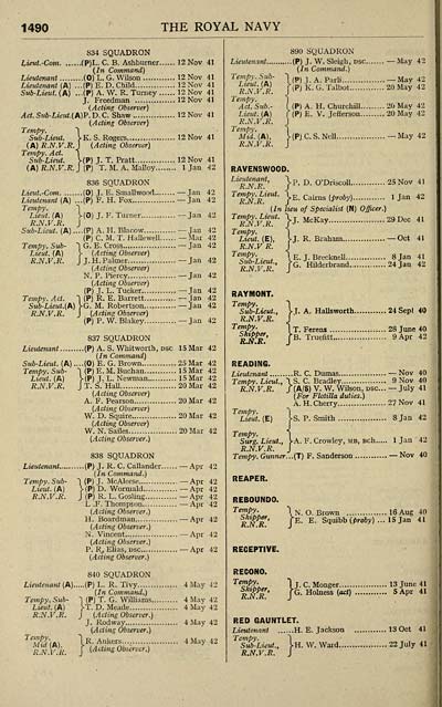 1516 Navy Lists Bimonthly 1942 June British Military Lists National Library Of Scotland