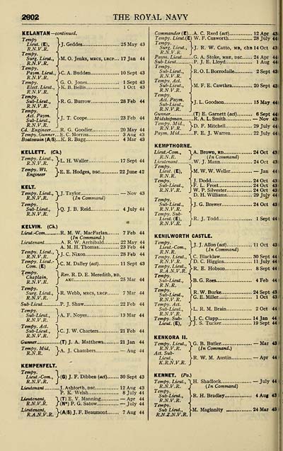 530 Navy Lists Quarterly 1944 October Volume 3 British Military Lists National Library Of Scotland