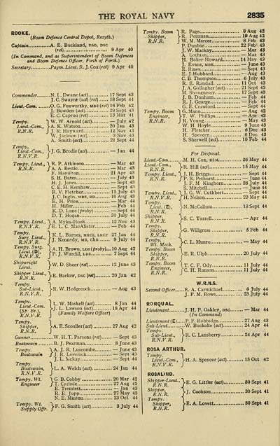763 Navy Lists Quarterly 1944 October Volume 3 British Military Lists National Library Of Scotland