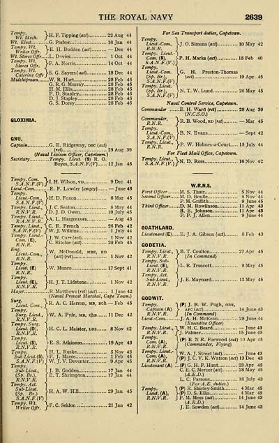 485 Navy Lists Quarterly 1945 July Volume 3 British Military Lists National Library Of Scotland