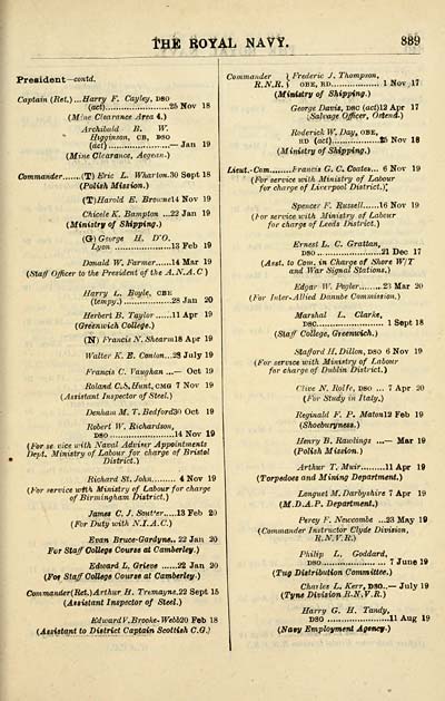 635 Navy Lists Monthly 19 May British Military Lists National Library Of Scotland