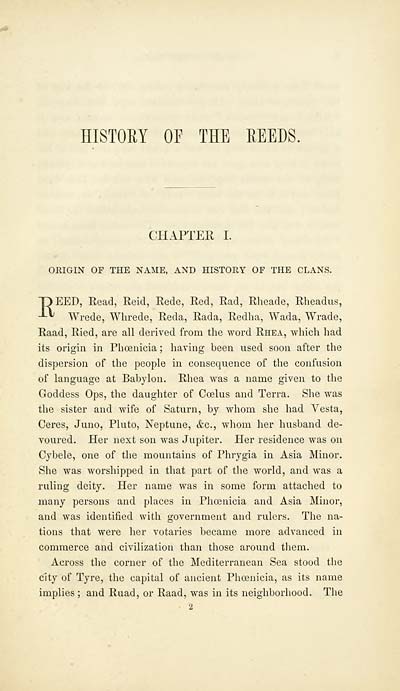 (25) [Page 9] - Origin of the name and history of the Clans