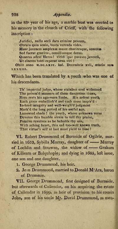 (256) Page 228 - Genealogical memoir of the most noble and ancient ...
