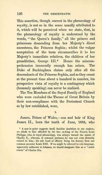 (178) Page 126 - James 3rd, titular King of England