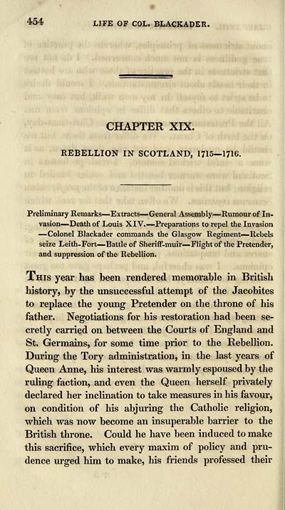 (458) Page 454 - Rebellion in Scotland, 1715-1716