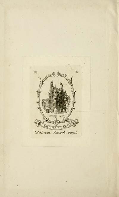 (2) Bookplate -