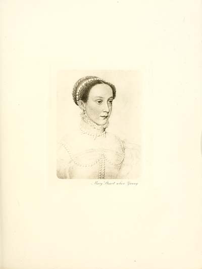 (41) Illustrated plate - Mary Stuart, when young
