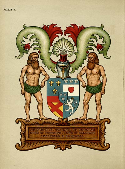 (8) Frontispiece - Arms of the Earls of Douglas