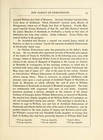 (53) Page 35 - Sir William Edmonstone --- 1502-1513