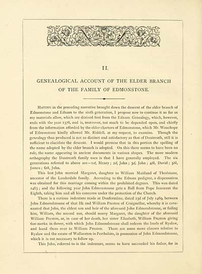(110) Page 92 - Genealogical account of elder branch of family of Edmonstone