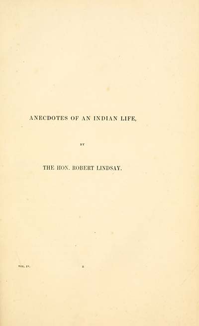 (11) [Page 1] - Anecdotes of an Indian life