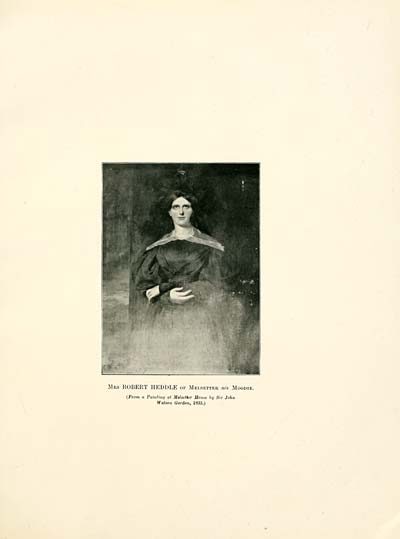(91) Illustrated plate - Mrs Heddle of Melsetter, née Moodie