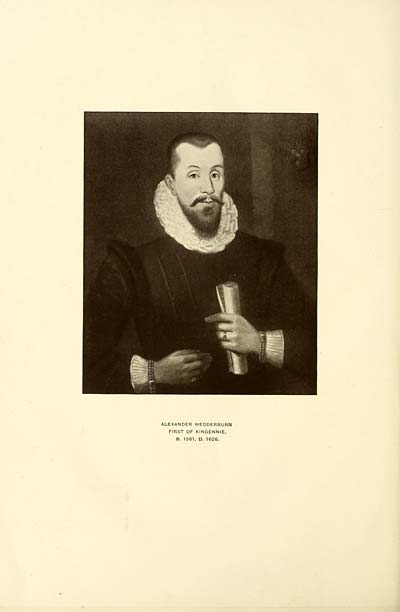 (216) Illustrated plate - Alexander Wedderburn of Kingennie, 1561-1626