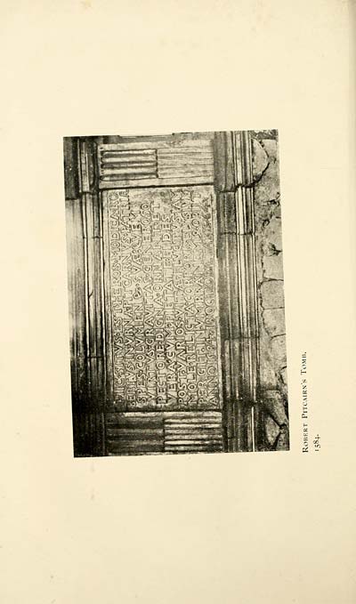 (162) Illustration - Robert Pitcairn's tomb, 1584