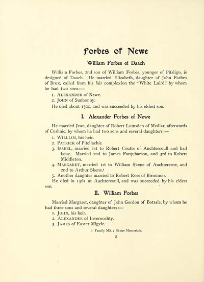 (34) Page 8 - Forbes of Newe