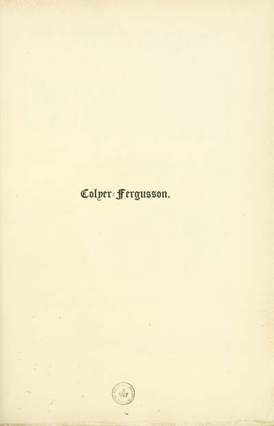 (15) Divisional title page - Colyer-Fergusson