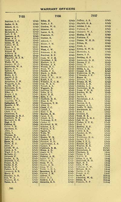 767 Air Force Lists Air Force List Bimonthly 1944 March British Military Lists National Library Of Scotland