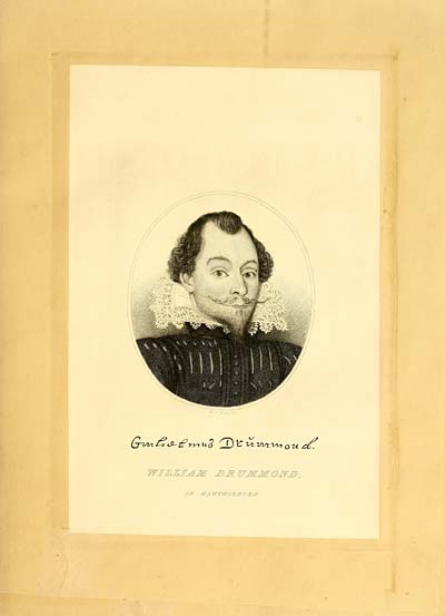 (9) Frontispiece portrait - William Drummond of Hawthornden