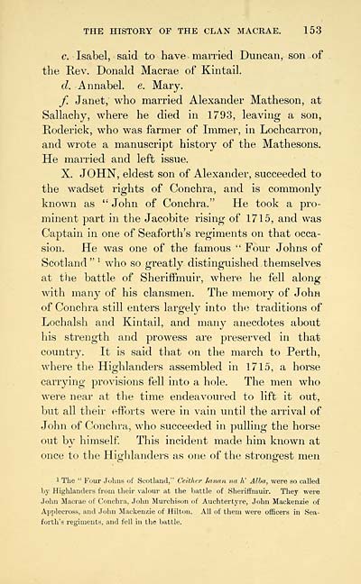(191) Page 153 - History of the Clan Macrae - Histories of Scottish ...