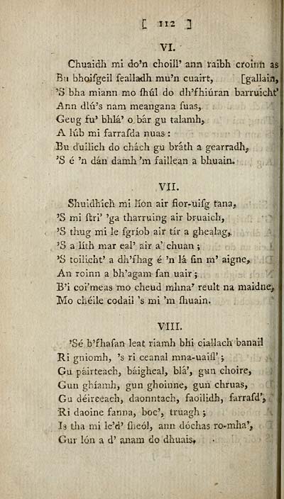 128 Page 112 Books And Other Items Printed In Gaelic From 1631 To 1800 1790 Orain Ghaidhealach Scottish Directories National Library Of Scotland