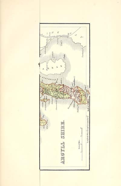 (135) Folded map - Argyll shire
