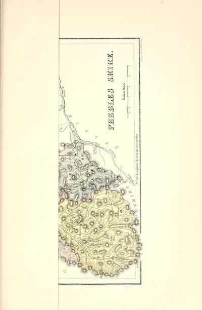 (263) Folded map - Peebles shire