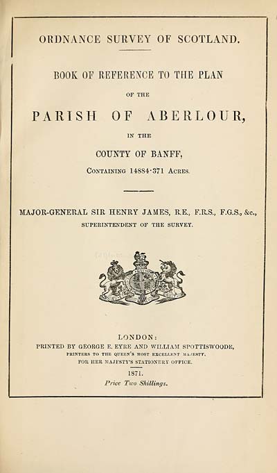 (211) 1871 - Aberlour, County of Banff