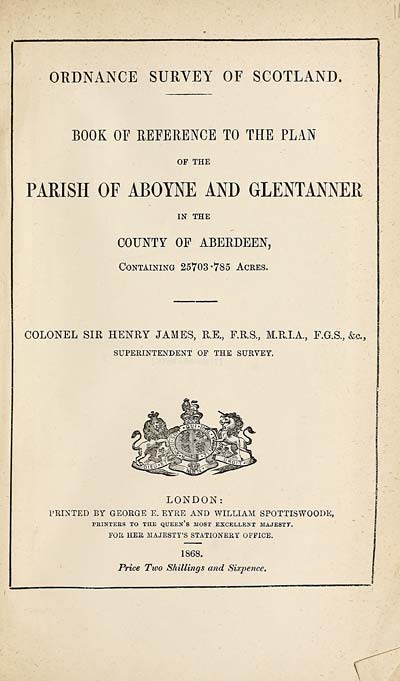 (307) 1868 - Aboyne and Glentanner, County of Aberdeen