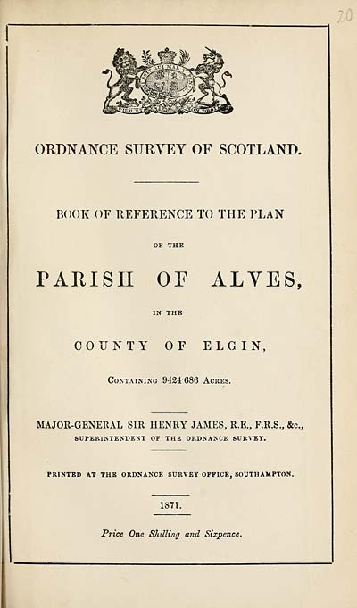 (511) 1871 - Alves, County of Elgin