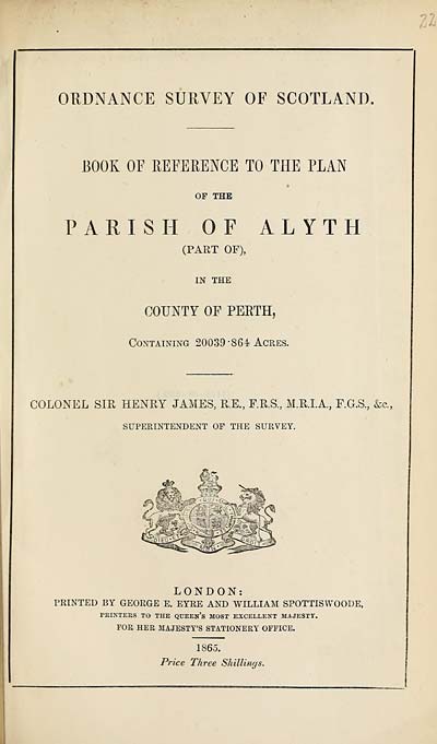 (549) 1865 - Alyth, County of Perth