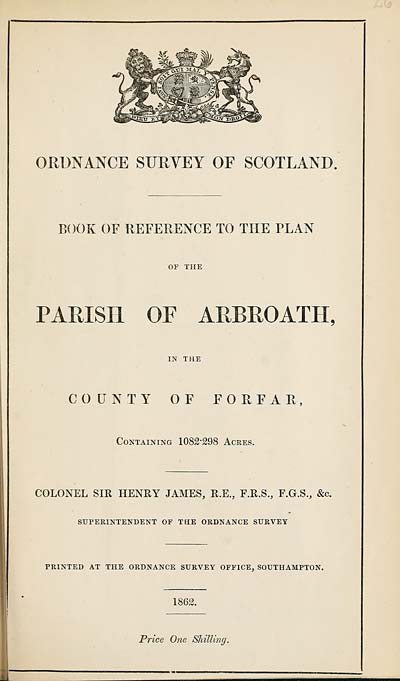 (667) 1862 - Arbroath, County of Forfar