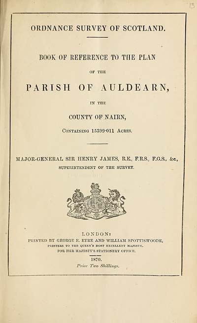 (269) 1879 - Auldearn, County of Nairn