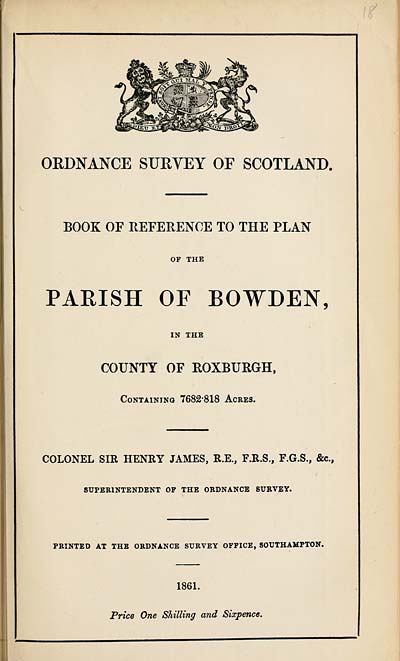 (477) 1861 - Bowden, County of Roxburgh