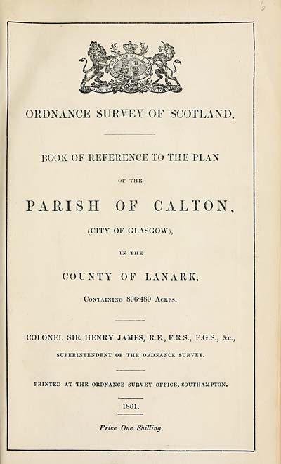 (103) 1861 - Calton, County of Lanark