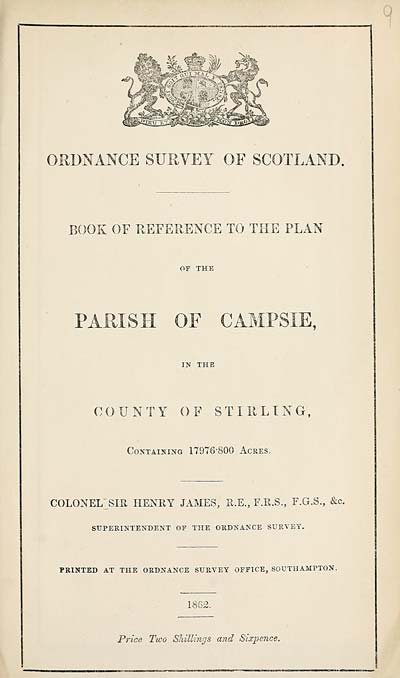 (239) 1862 - Campsie, County of Stirling