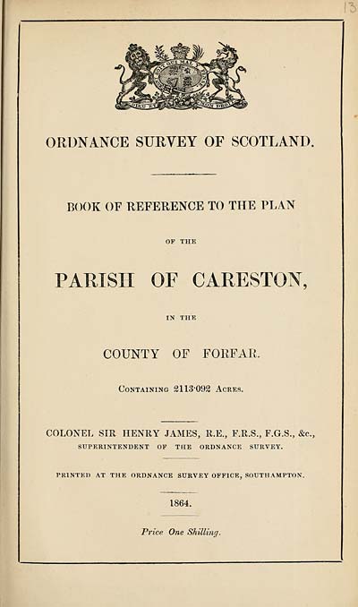 (415) 1864 - Careston in the County of Forfar